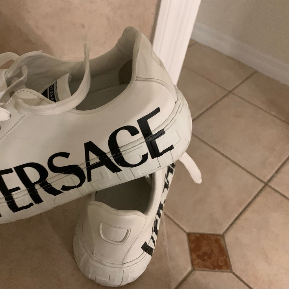 Versace womens running shoes size 37 but like 7. 1/2